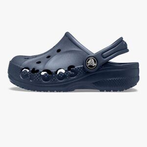 Crocs Boys Unisex Youth Size 3 Navy Blue Baya Clogs